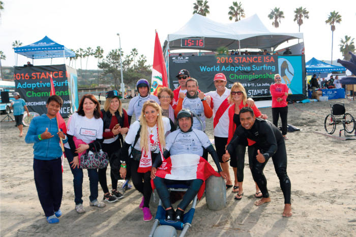 Con presencia peruana arranc&oacute; el Mundial de Surf Adaptado de la ISA 2017