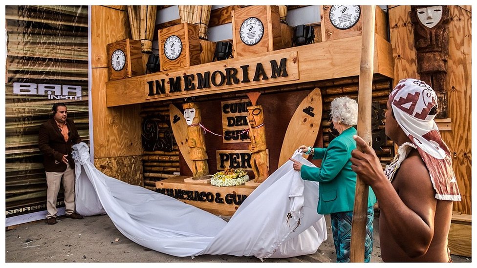 Mural Cultural-Moche e In Memoriam es inaugurado en Huanchaco 