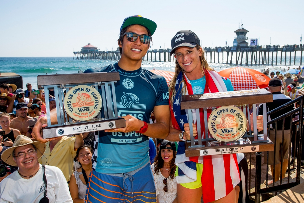 Kanoa Igarashi y Courtney Conlogue se apoderan del US Open 
