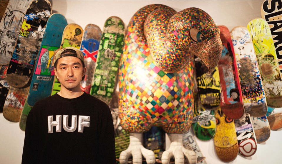 Esculturas con tablas de skate