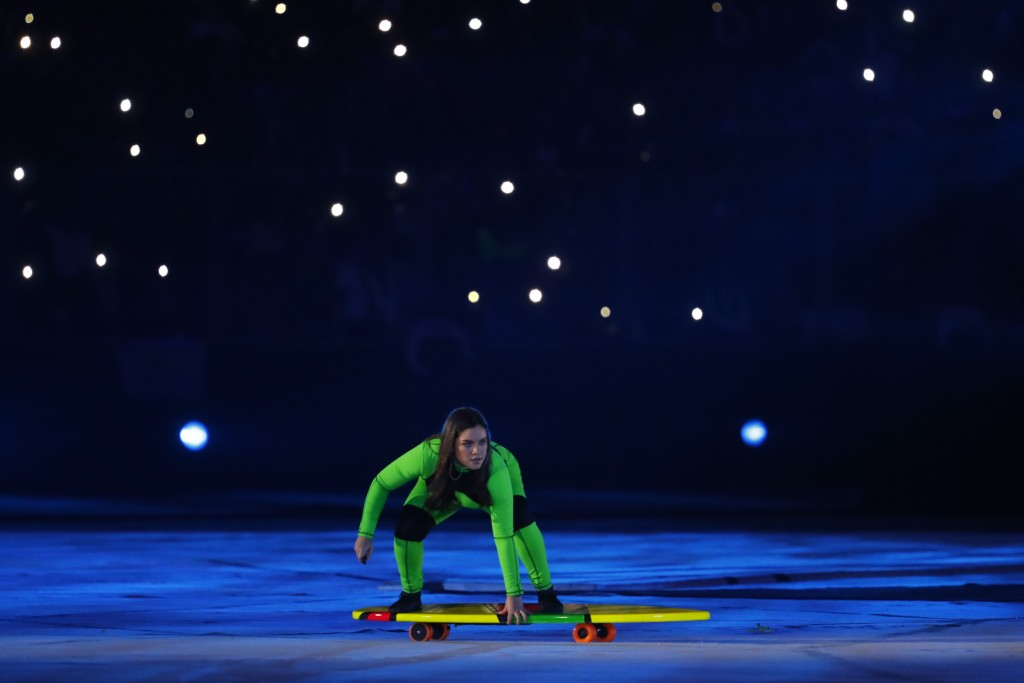 Atletas de surfing y SUP celebran la apertura de los Juegos Panamericanos Lima 2019