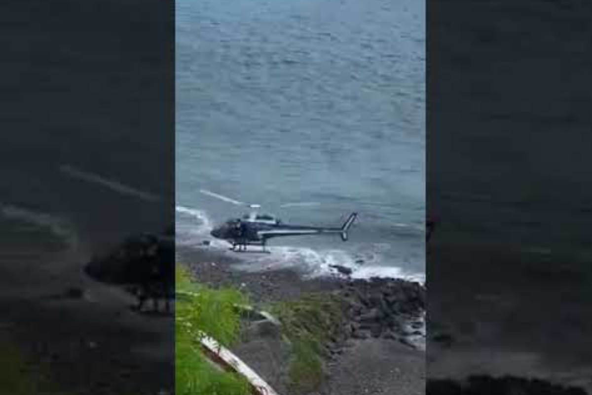 [VIDEO] Helic&oacute;ptero persigue surfista que infringi&oacute; cuarentena 