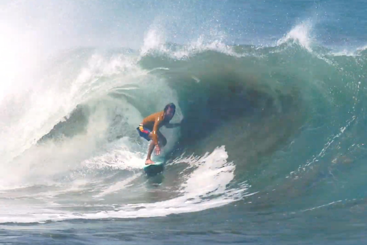 Jonathan Gubbins y un dulce swell de diciembre 