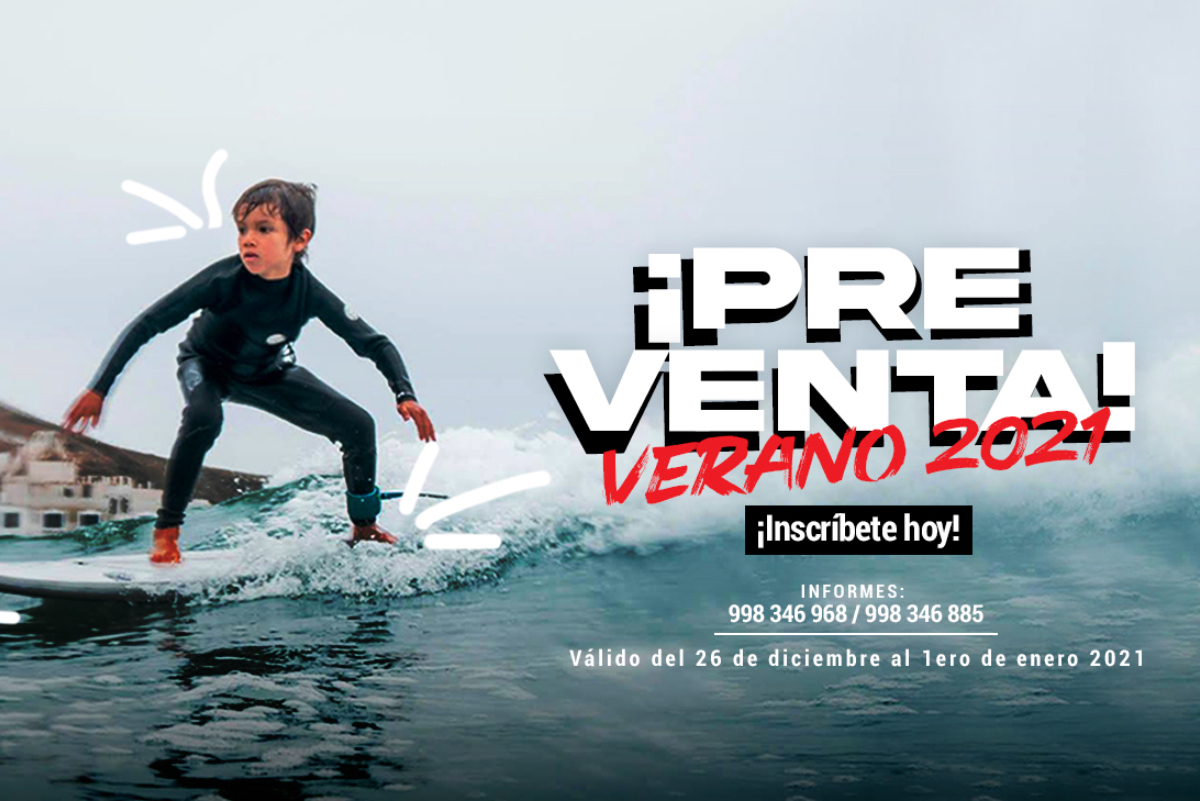 Escuela de Tabla Olas Per&uacute; - Pre Venta 2021