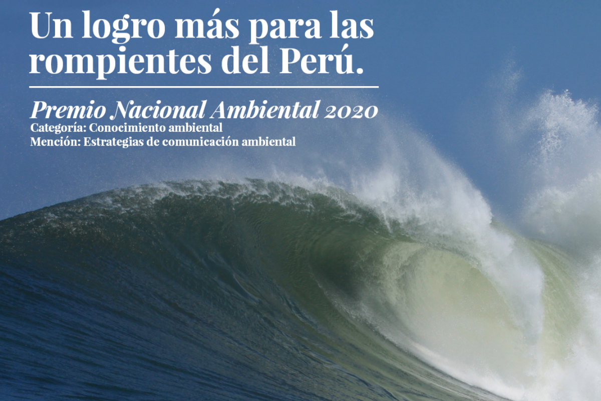 Campa&ntilde;a HAZla por tu Ola gana premio nacional ambiental "Antonio Brack EGG 2020"