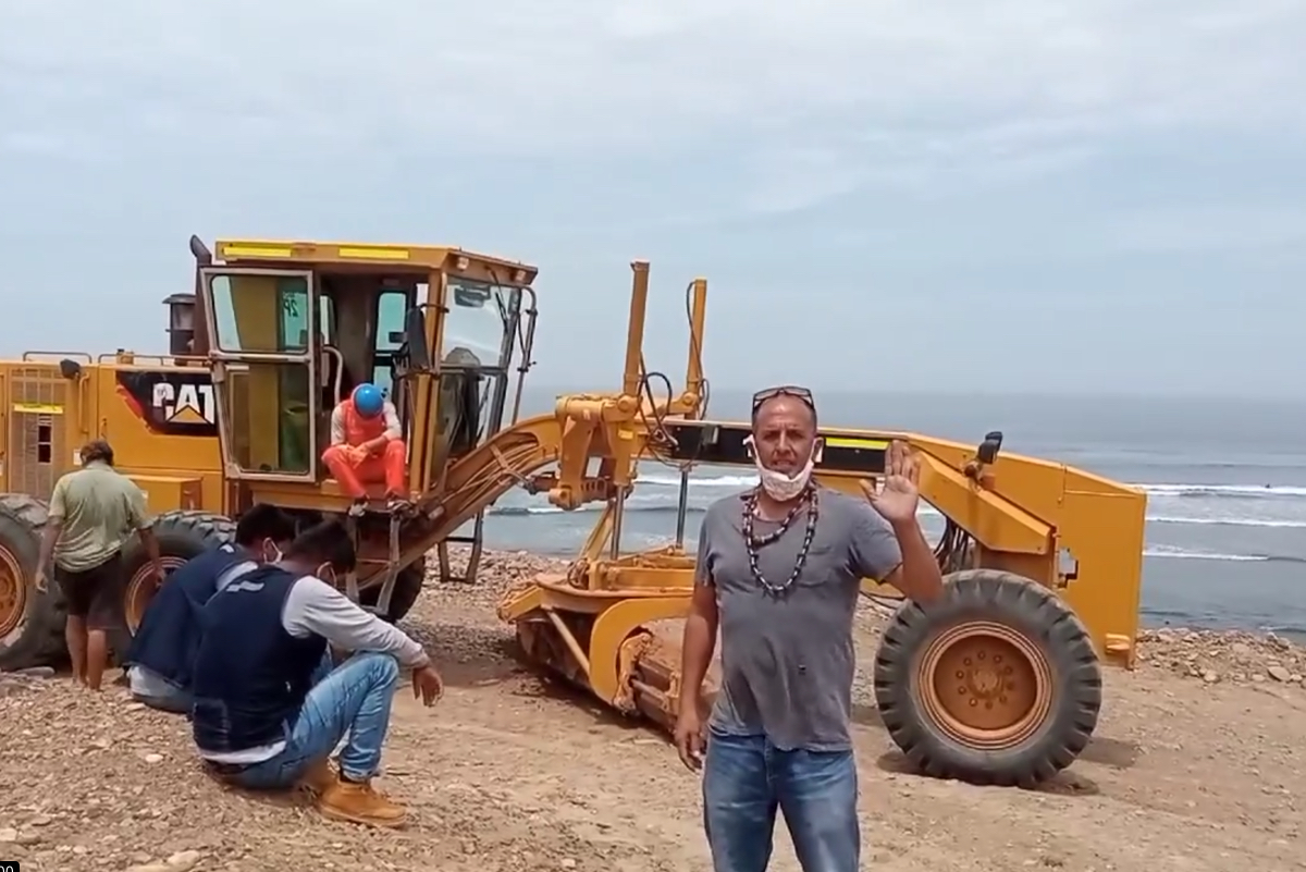 Denuncian destrucci&oacute;n de playa El Faro de Pacasmayo 