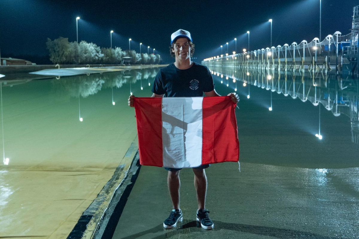Lucas Garrido Lecca quinto del mundo en el Surf Ranch