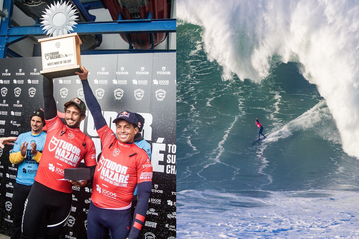 Haw&aacute;i y Brasil en la cima del Nazar&eacute; Challenge 