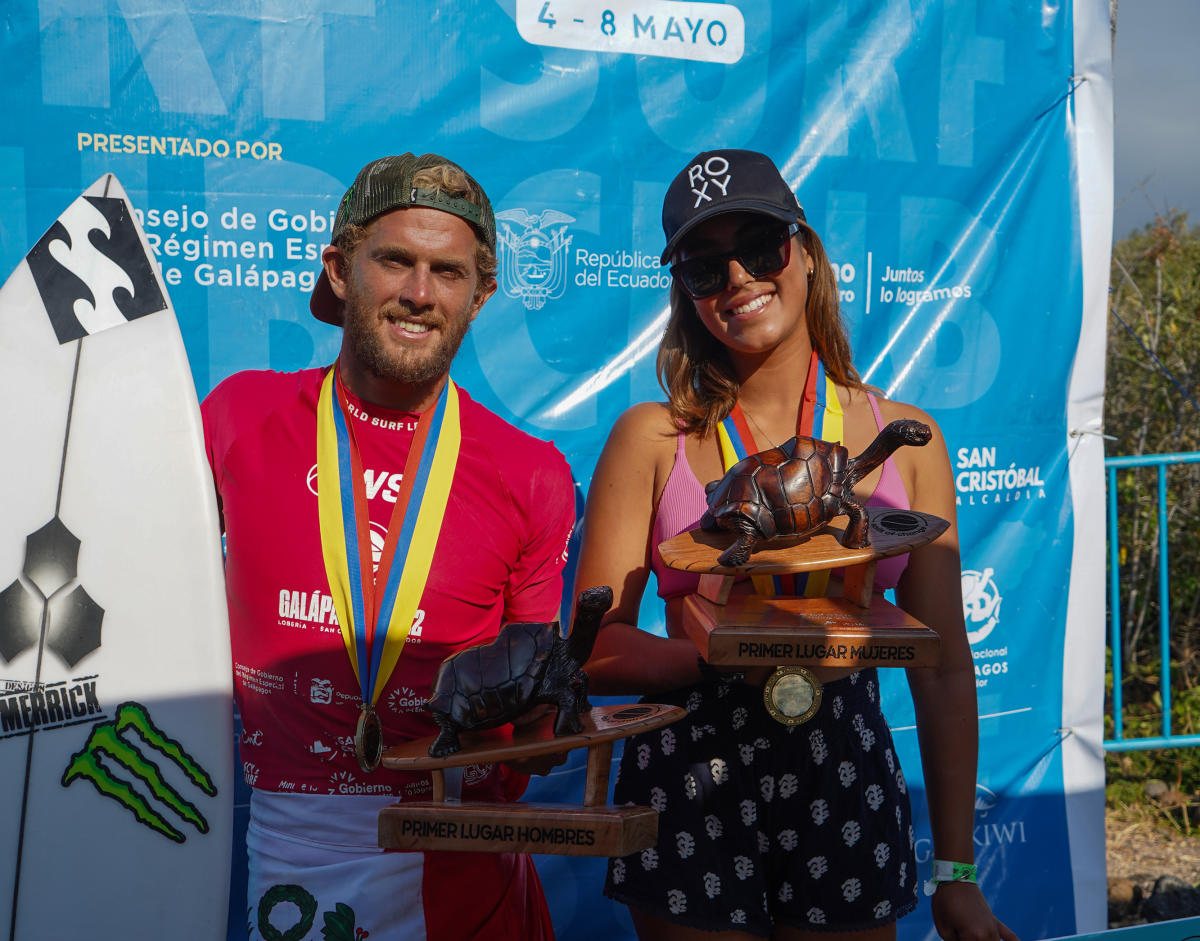 Miguel Tudela y Sol Aguirre arrasan en Gal&aacute;pagos y agregan records importantes en los Qualifying Series 