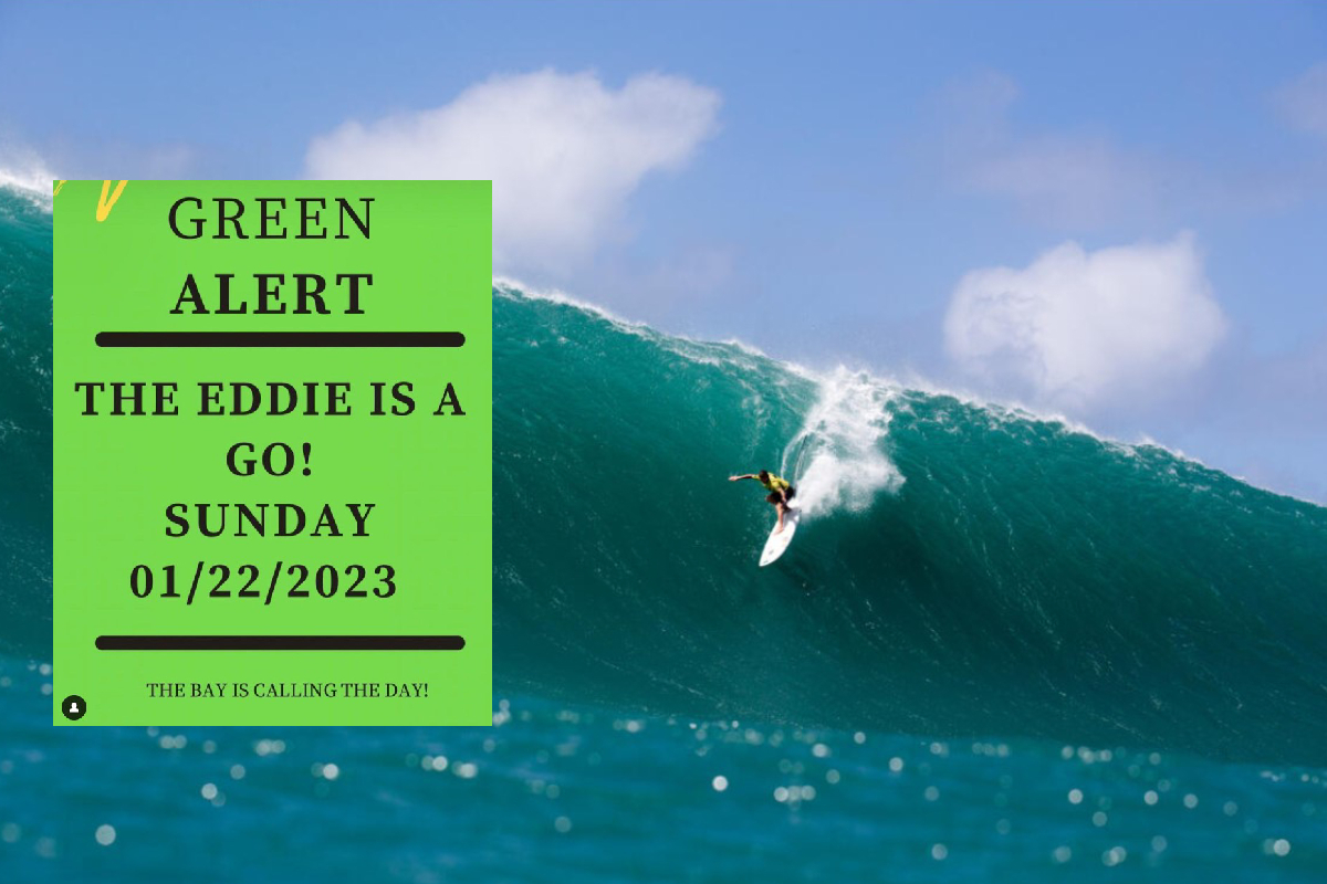 Eddie Aikau alista m&aacute;quina de olones para este domingo 22 de enero 