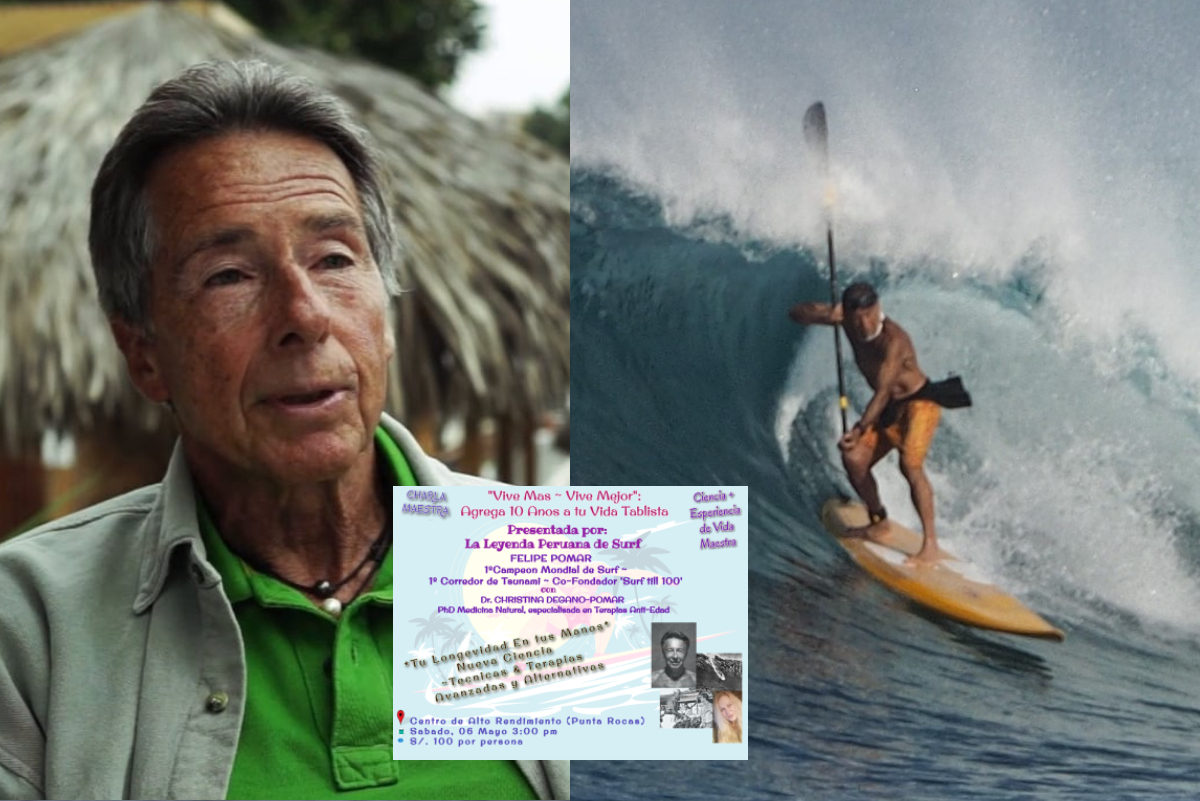 Felipe Pomar dar&aacute; charla maestra de surf y salud en el Centro de Alto Rendimiento de Punta Rocas