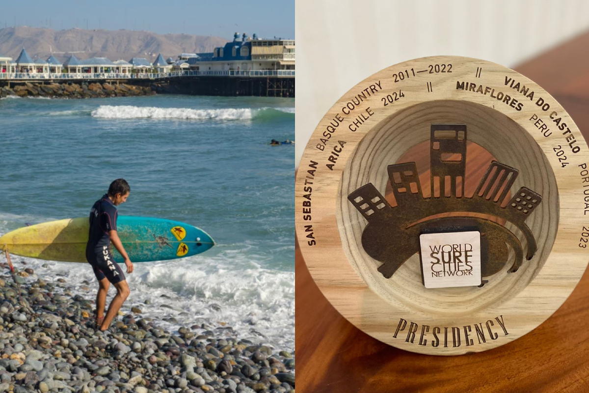Miraflores recibi&oacute; la presidencia de la Red Mundial de Ciudades del Surf 