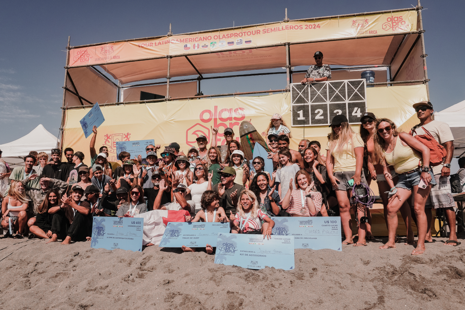 Gran inicio de la segunda fecha del Tour Semillero OlasProTour 2024