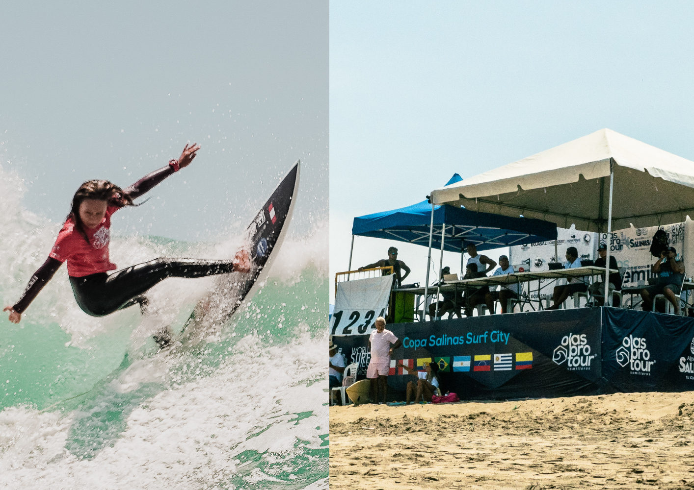 J&oacute;venes peruanos se lucen en seis finales del Semillero Olas Pro Tour en Ecuador