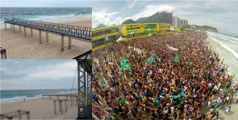 La pol&eacute;mica pasarela del Oi Rio Pro 2016
