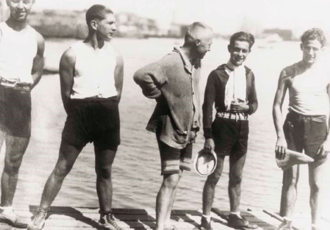 Los tablistas de Barranco en 1920
