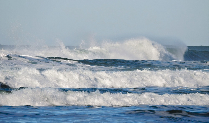 El &ldquo;mini tsunami&rdquo; que sacudi&oacute; una playa de Holanda
