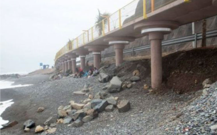 Costa Verde: contin&uacute;an los problemas en playa La Pampilla por erosiones y piedras
