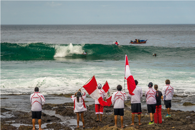 Equipo peruano de bodyboard ya est&aacute; en Chile para los Bolivarianos de Playa
