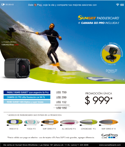 Sunset boards: Dale play y coge la ola 