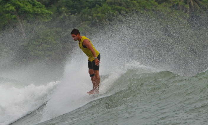 Mundial Longboard: Piccolo Clemente a dos series de ser finalista en Papua Nueva Guinea 
