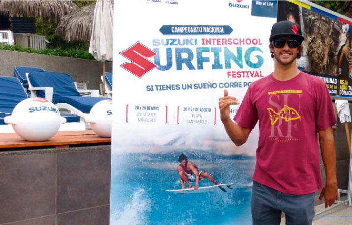 Este 28 de mayo &Aacute;lvaro Malpartida dar&aacute; inicio al primer circuito inter escolar de Surf
