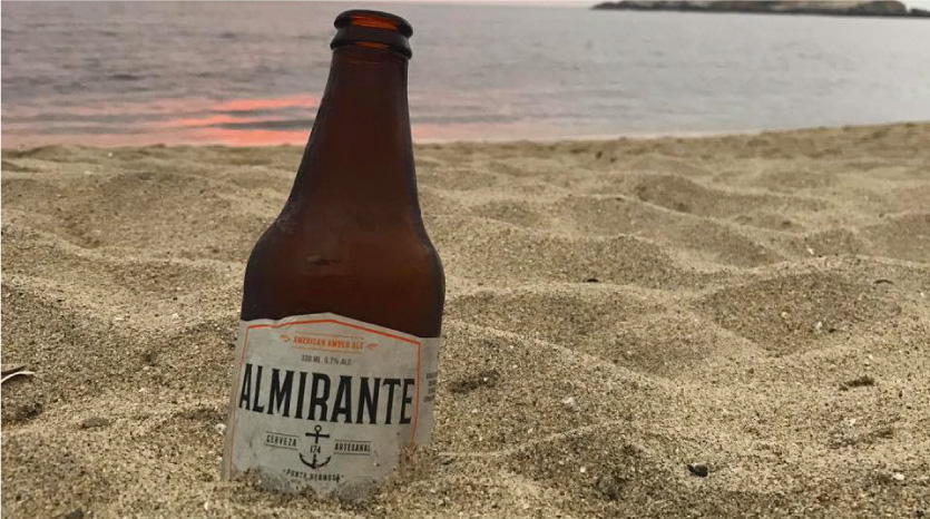 Olas, surf y ALMIRANTE, una nueva marca en el mundo de las cervezas artesanales